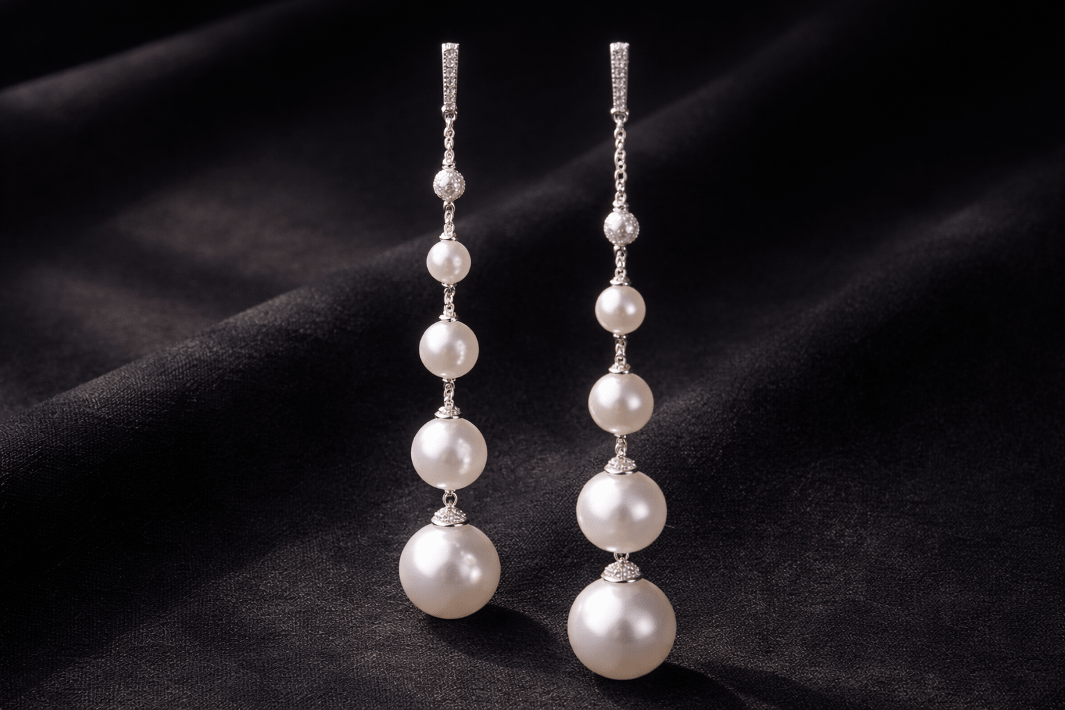 pearlsonly-blog-100-image-3-pearl - Dramatické dlouhé visací náušnice s perlou - Perlové šperky - pearlsonly