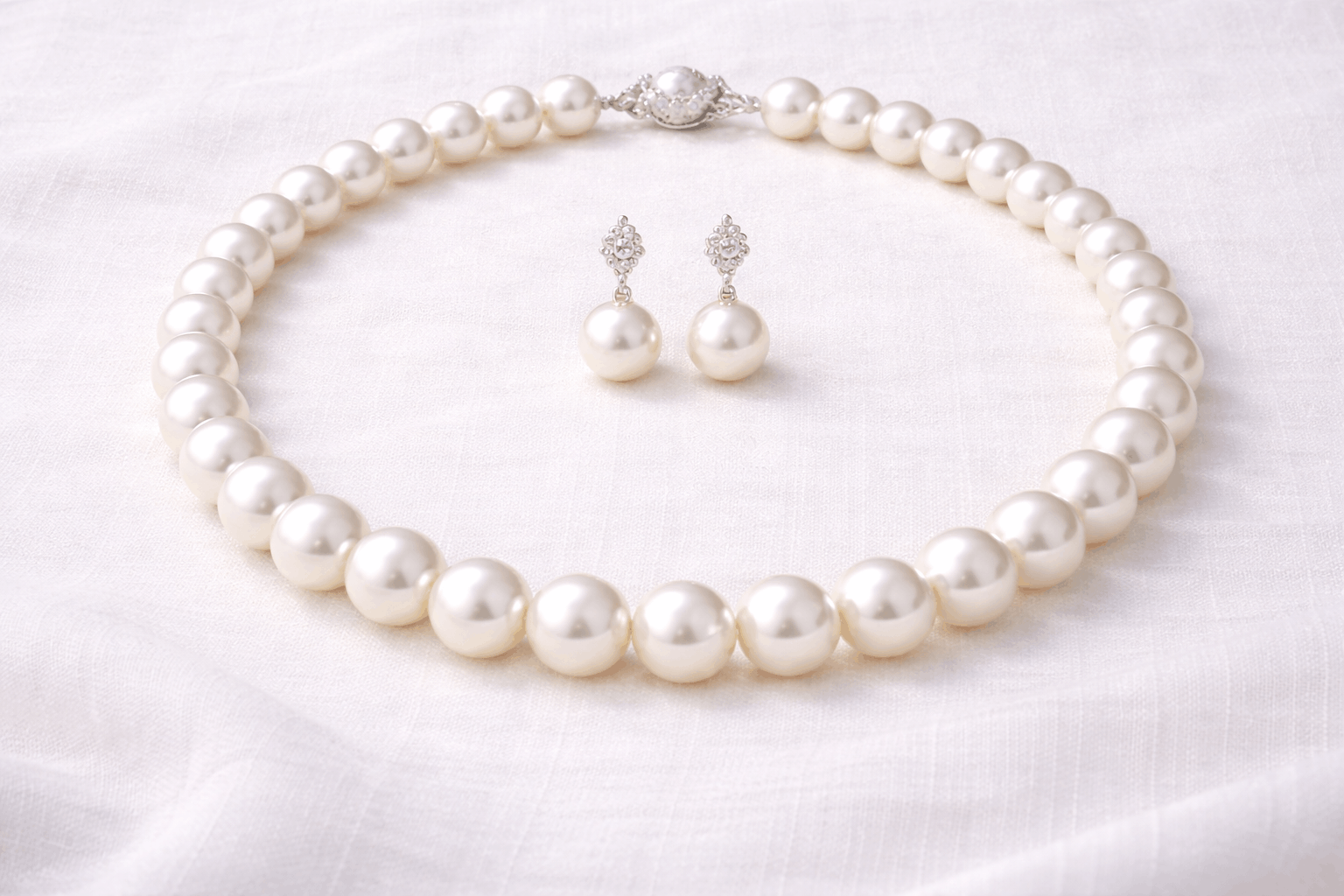 pearlsonly-blog-109-image-4-pearl – Bílý perlový náhrdelník a náušnice – Perlové šperky – pearlsonly