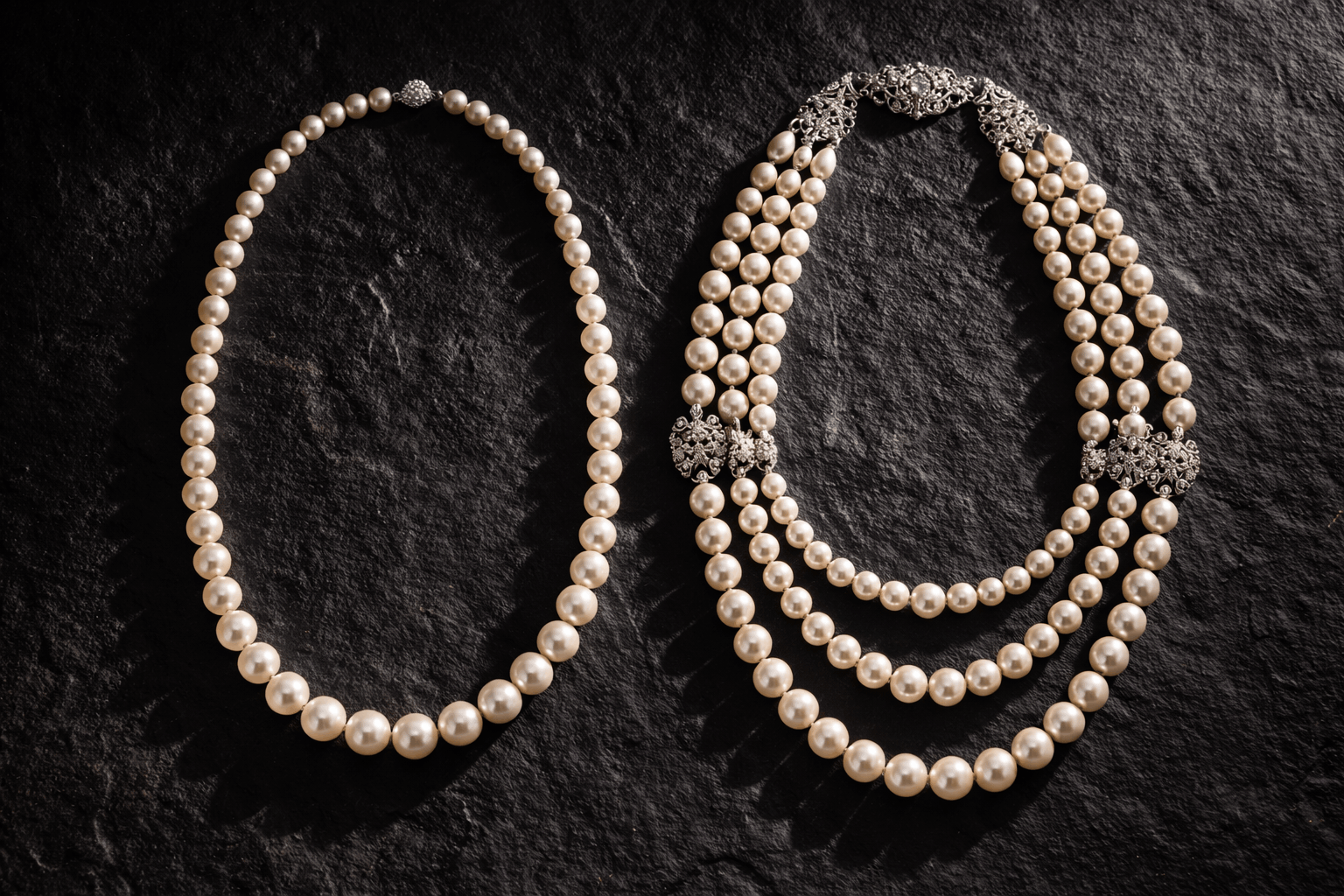 pearlsonly-blog-116-image-4-pearl - Svatební sady šperků pro nevěstu s různými styly šatů - Perlové šperky - pearlsonly