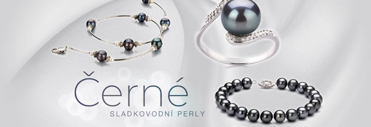 PearlsOnly Černé sladkovodní perly