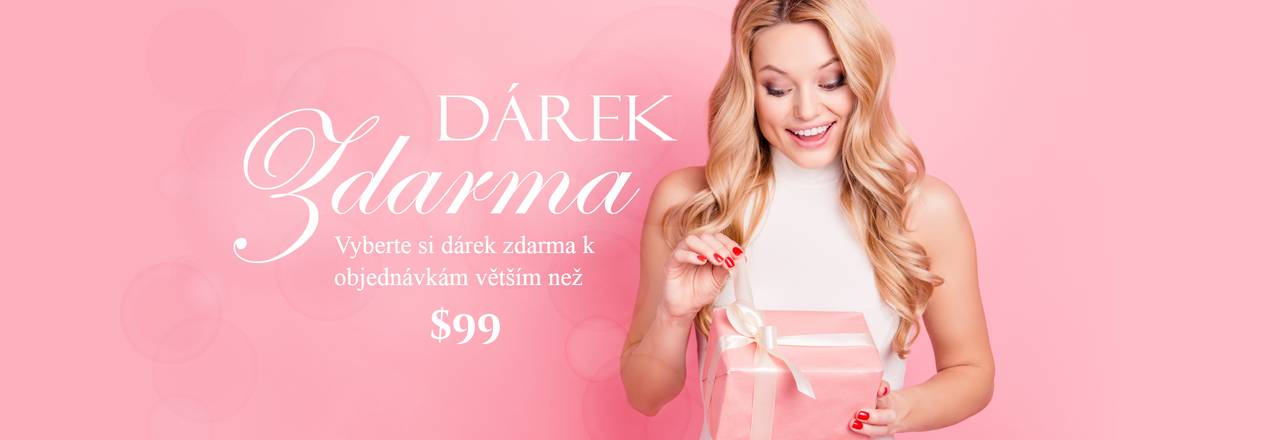 Landing banner for Dárek zdarma při objednávce nad 4620